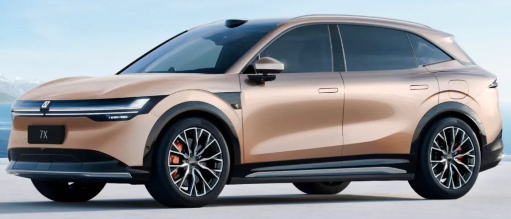 Zeekr 7X Light Brown - Aerospider Cars