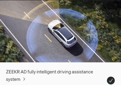 Zeekr 7X Driving Assistance