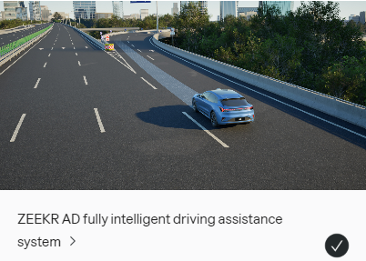 Zeekr 001 Privileg AWD LIDAR level 3