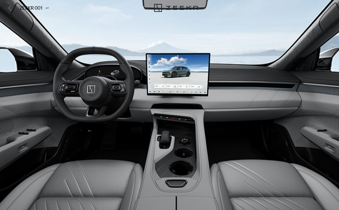 Zeekr 001 Privilege Full Black Nappa Leather interior - Aerospider Cars