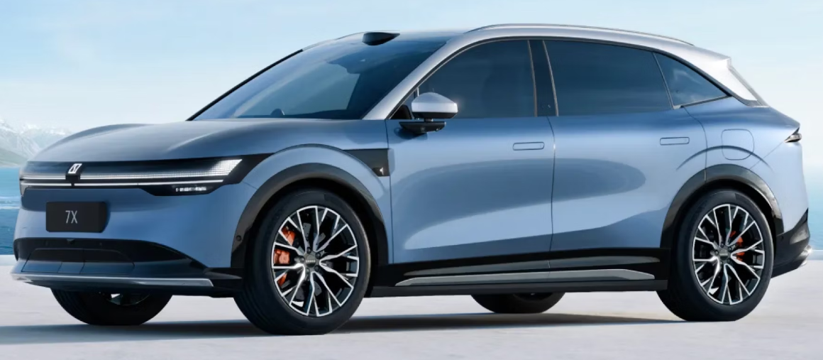 Zeekr 7X Blue - Aerospider Cars