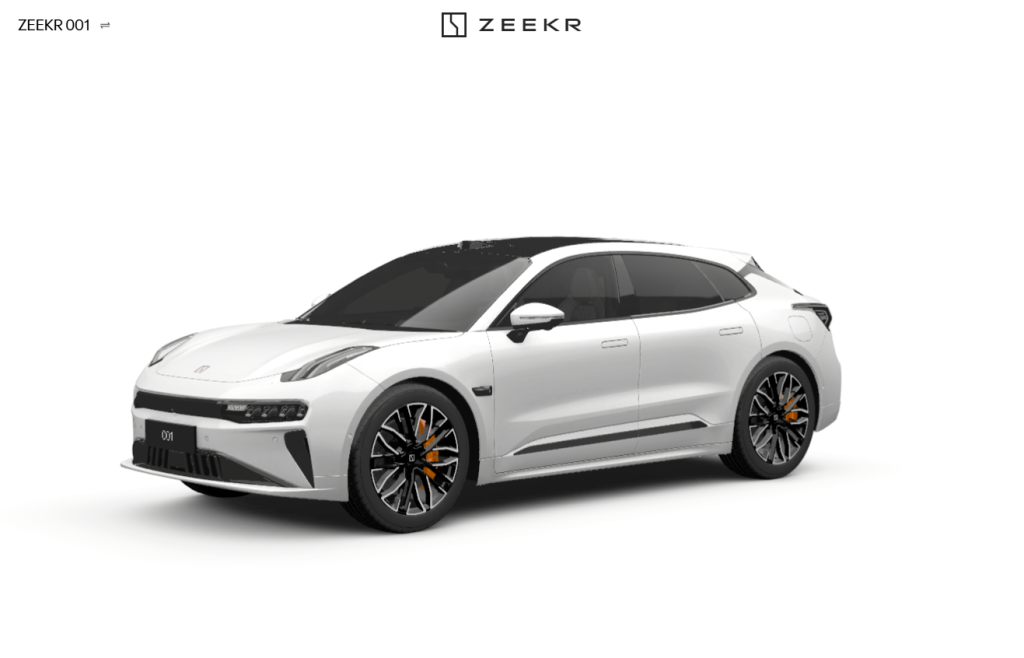 Zeekr 001 Privilege Light Grey - Aerospider Cars