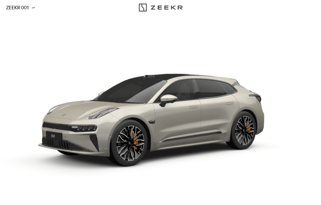 Zeekr 001 Privilege Lght Brown - Aerospider Cars