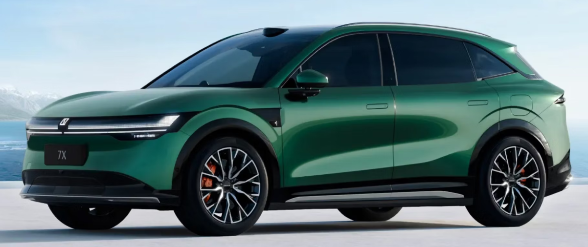 Zeekr 7X Green Aerospider Cars